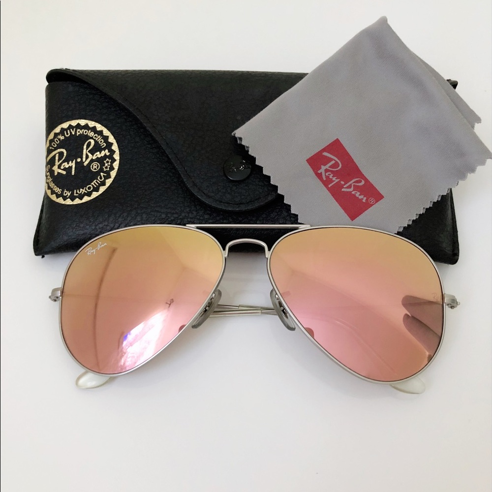 RAY BAN AVIATOR SUNGLASSES - Picture 2 of 10